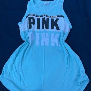 PINK VS MUSCLE CROP TOP SIZE SMALL